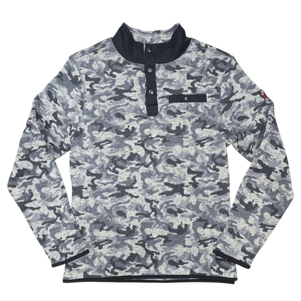 Canada Weather Gear Blizzard‎ Fleece Camo Print Pullover Size Medium